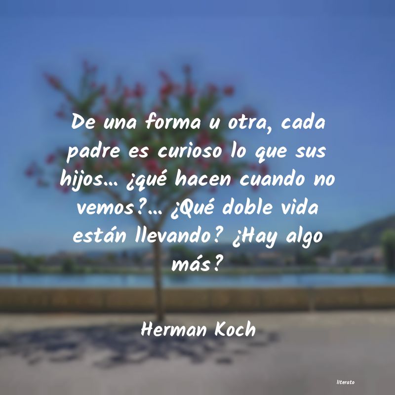 frases de Herman Koch