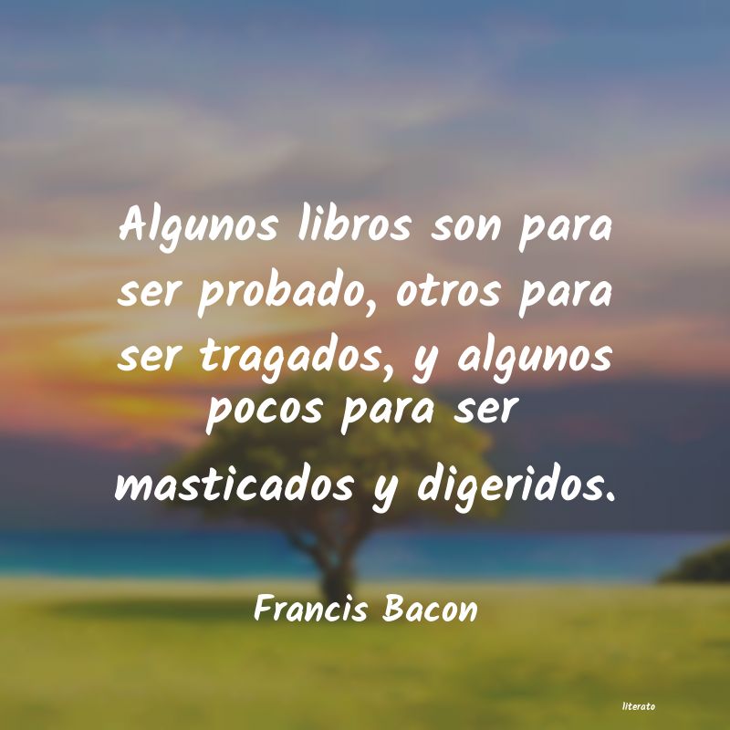 frases de Francis Bacon