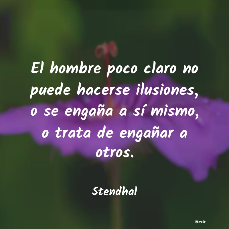 Frases de Stendhal