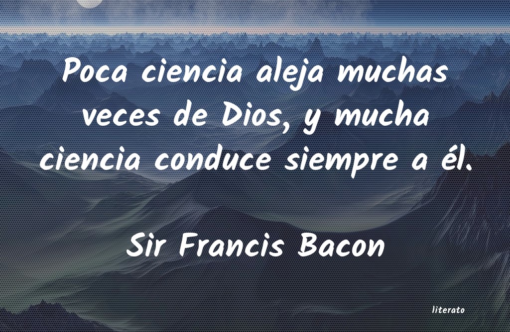 Frases de Sir Francis Bacon