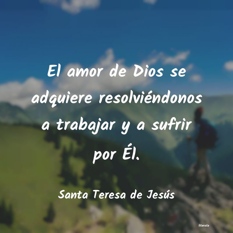 Frases de Santa Teresa de Jesús