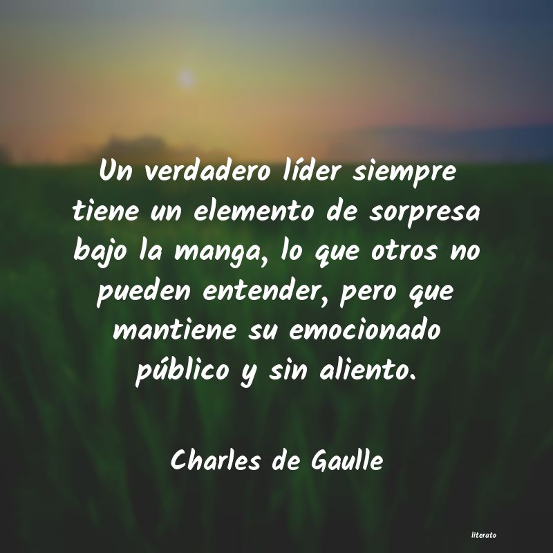 frases de Charles de Gaulle