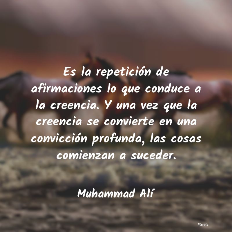 Frases de Muhammad Alí