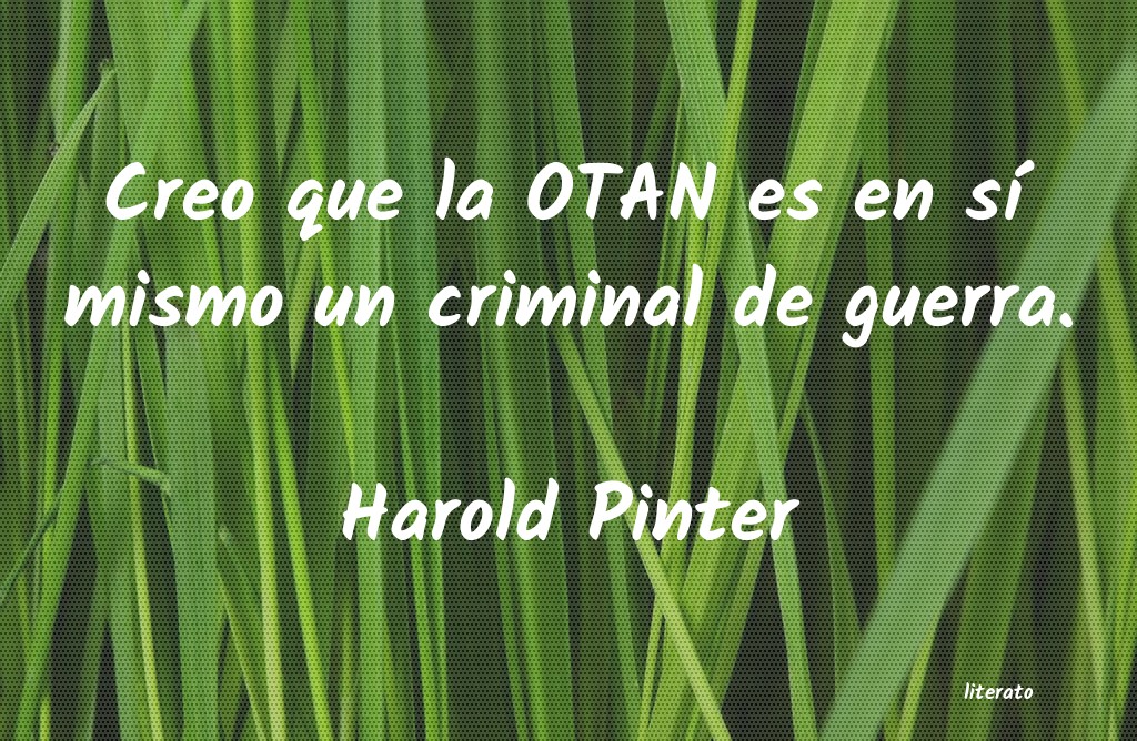 Frases de Harold Pinter