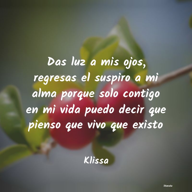 frases de Klissa