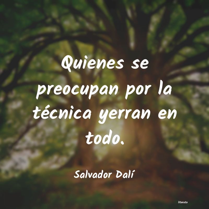 Frases de Salvador Dalí