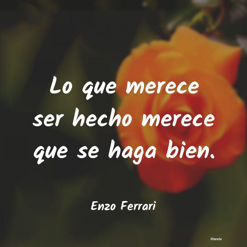 frases de Enzo Ferrari
