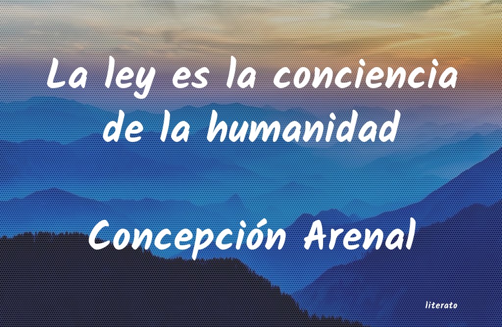frases de Concepción Arenal