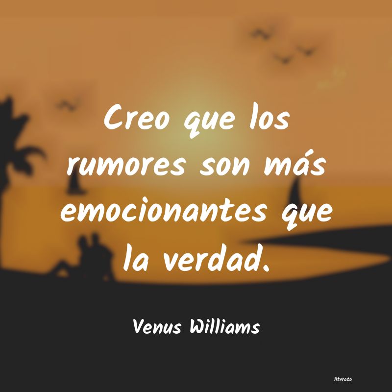 frases de Venus Williams