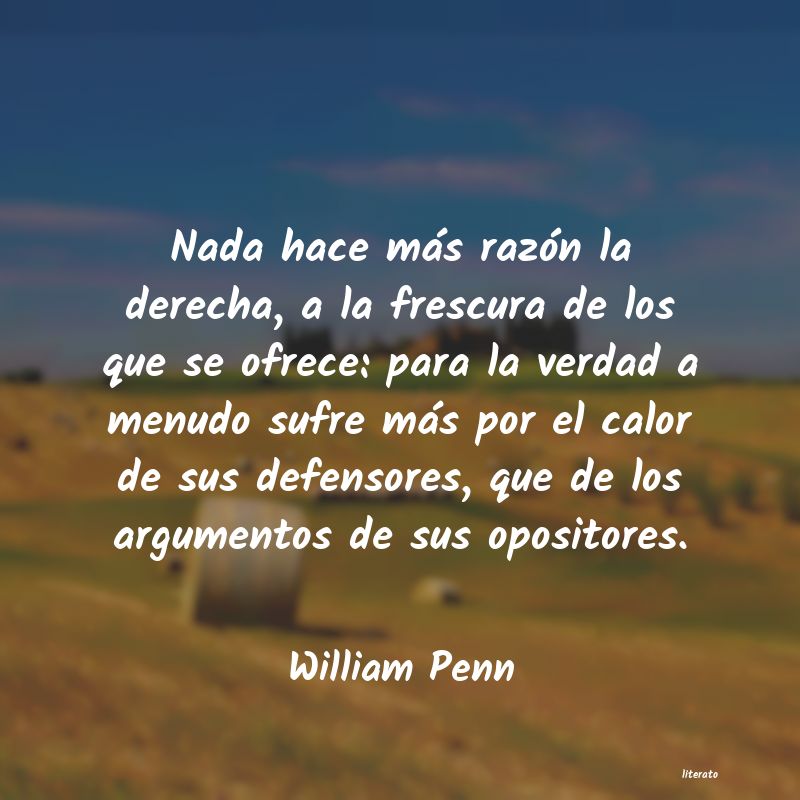 frases de William Penn