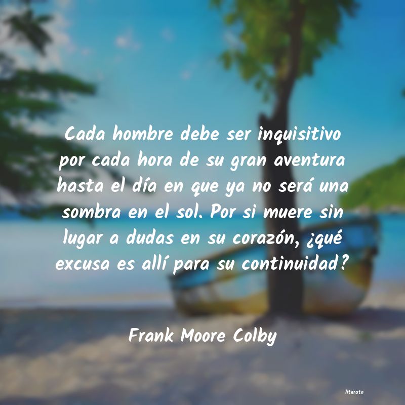 Frases de Frank Moore Colby