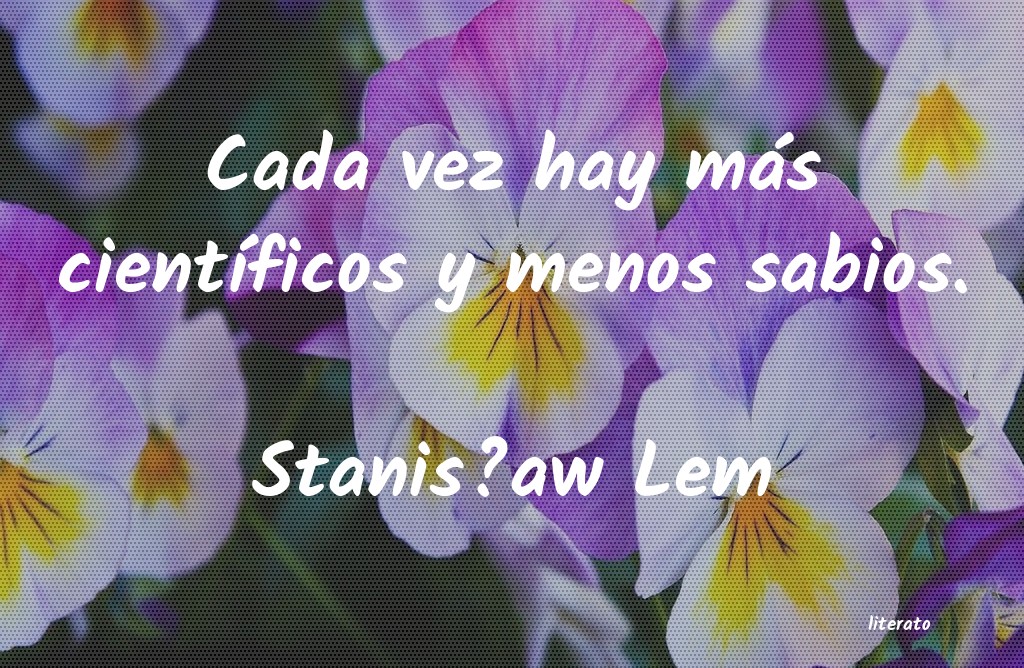 frases de StanisÅaw Lem
