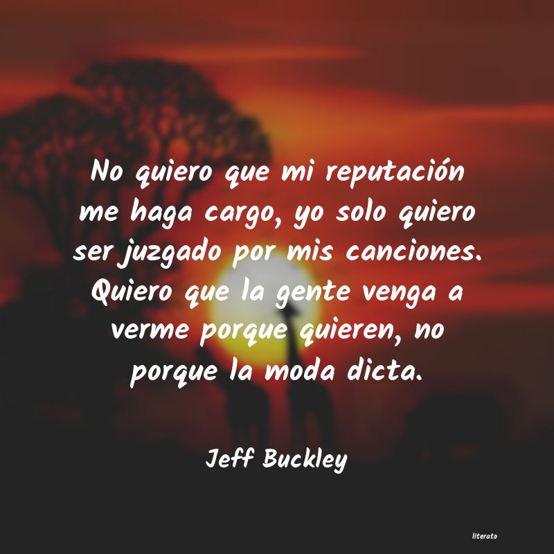 Frases de Jeff Buckley