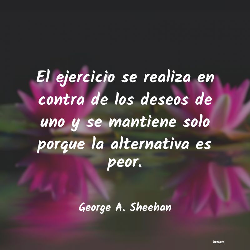 Frases de George A. Sheehan