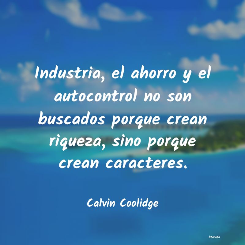 Frases de Calvin Coolidge