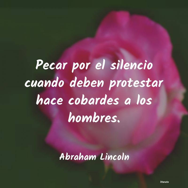 frases de Abraham Lincoln