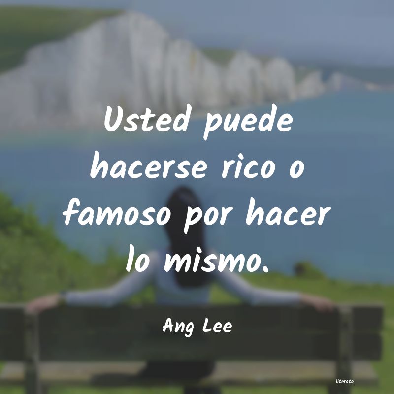 frases de Ang Lee