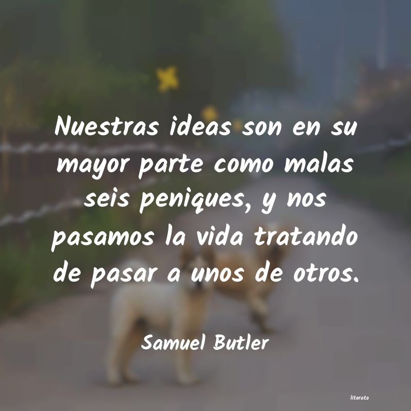 Frases de Samuel Butler