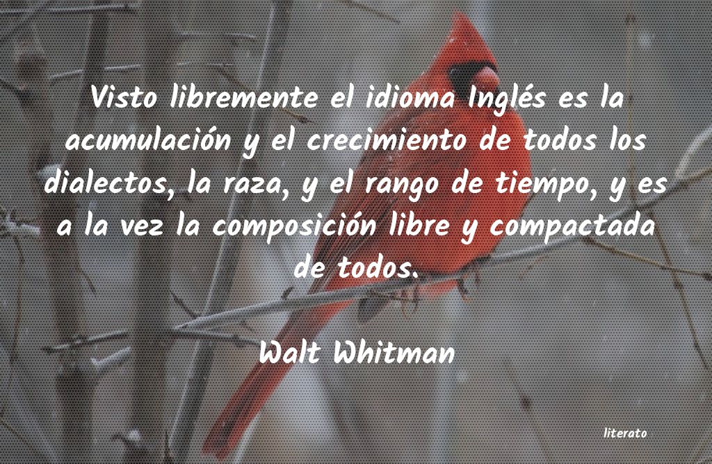 frases de Walt Whitman