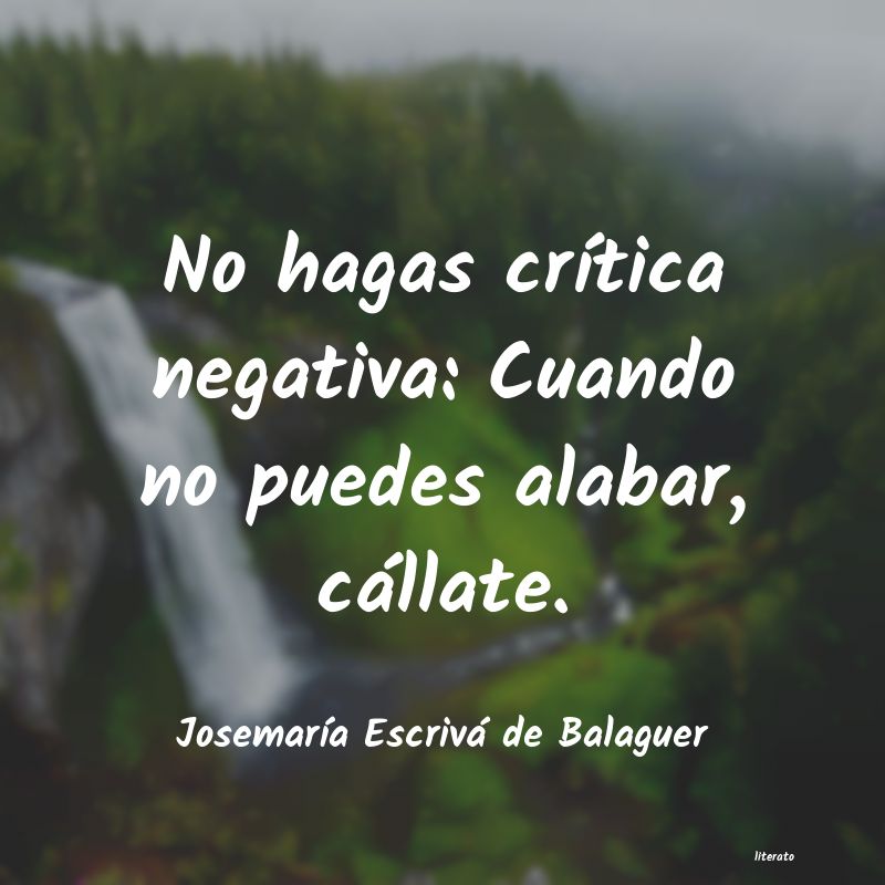 Frases de Josemaría Escrivá de Balaguer