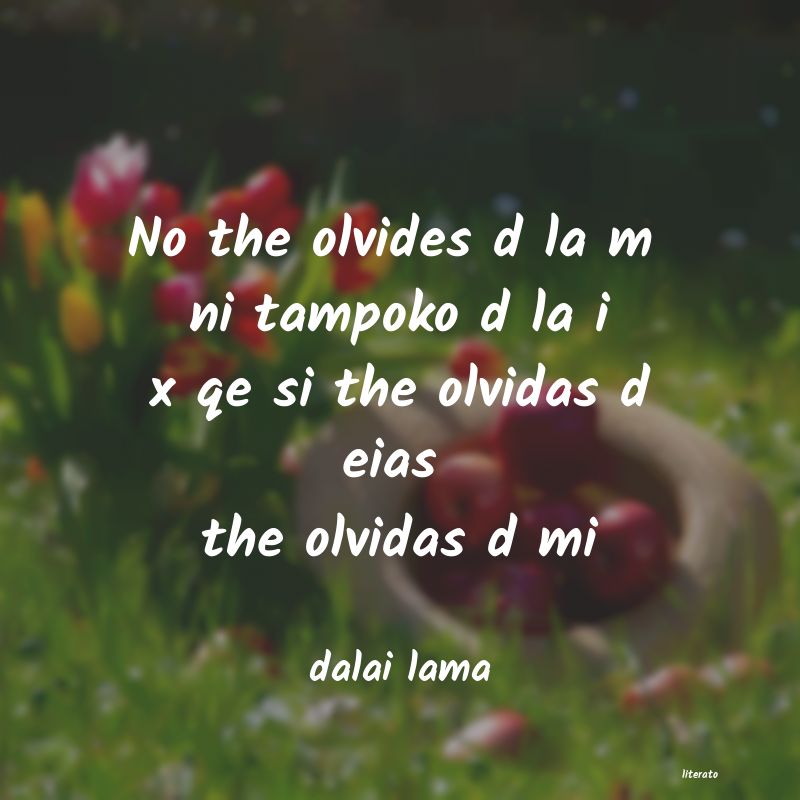 ayudar al enemigo dalai lama