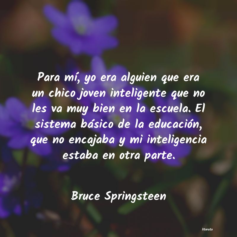 Frases de Bruce Springsteen