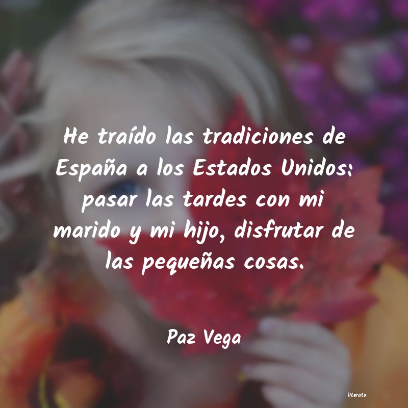 frases de Paz Vega