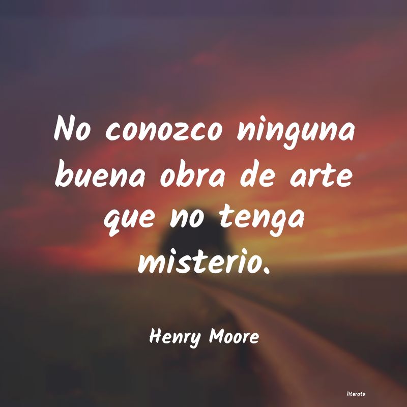 frases de Henry Moore