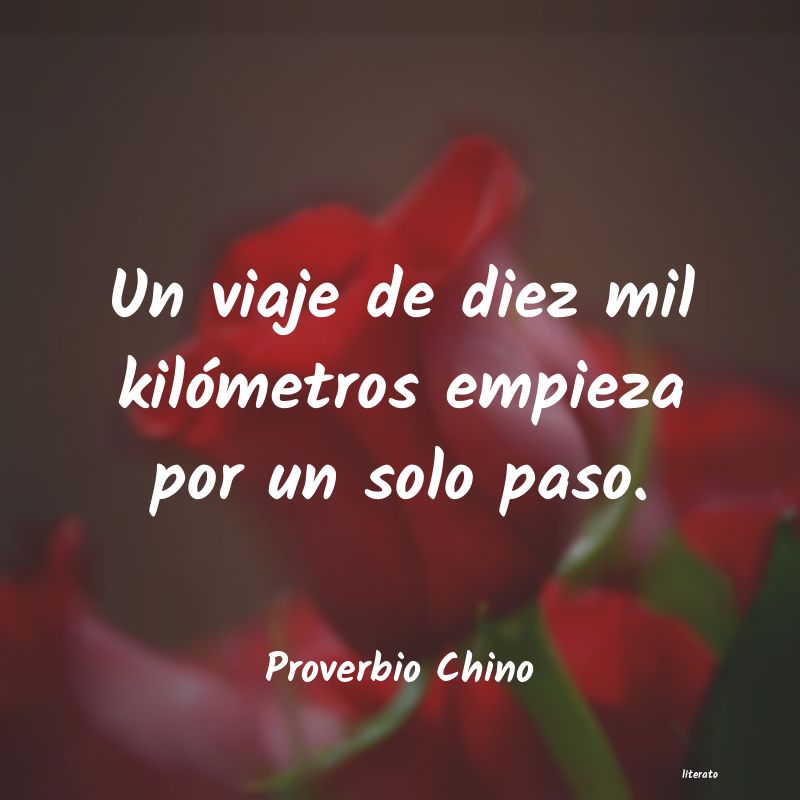 frases de Proverbio Chino