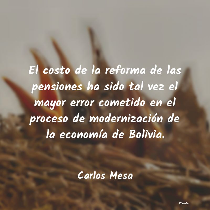 Frases de Carlos Mesa