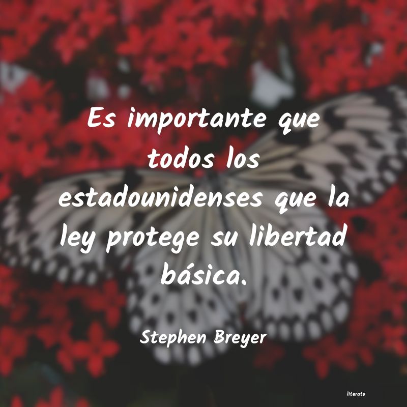 Frases de Stephen Breyer