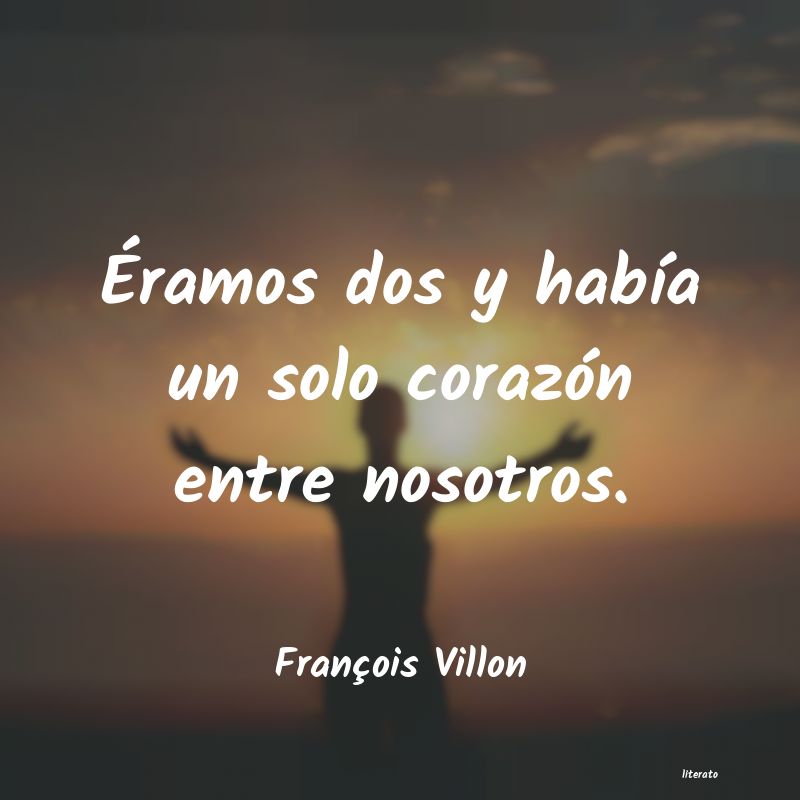 frases de François Villon