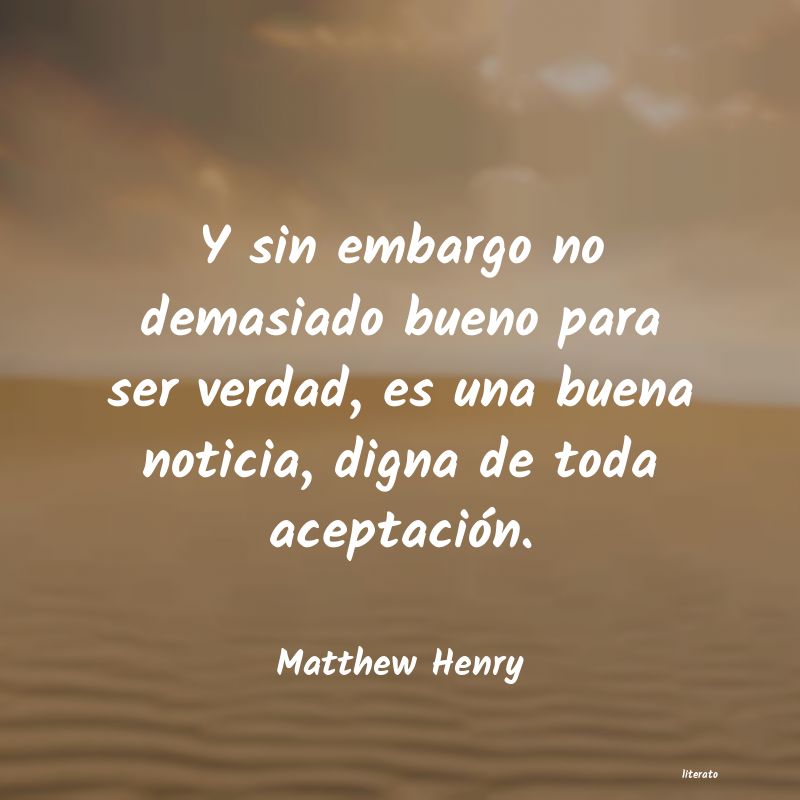 Frases de Matthew Henry