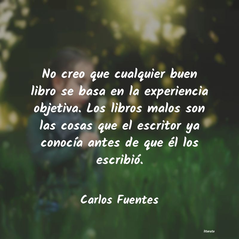 Frases de Carlos Fuentes