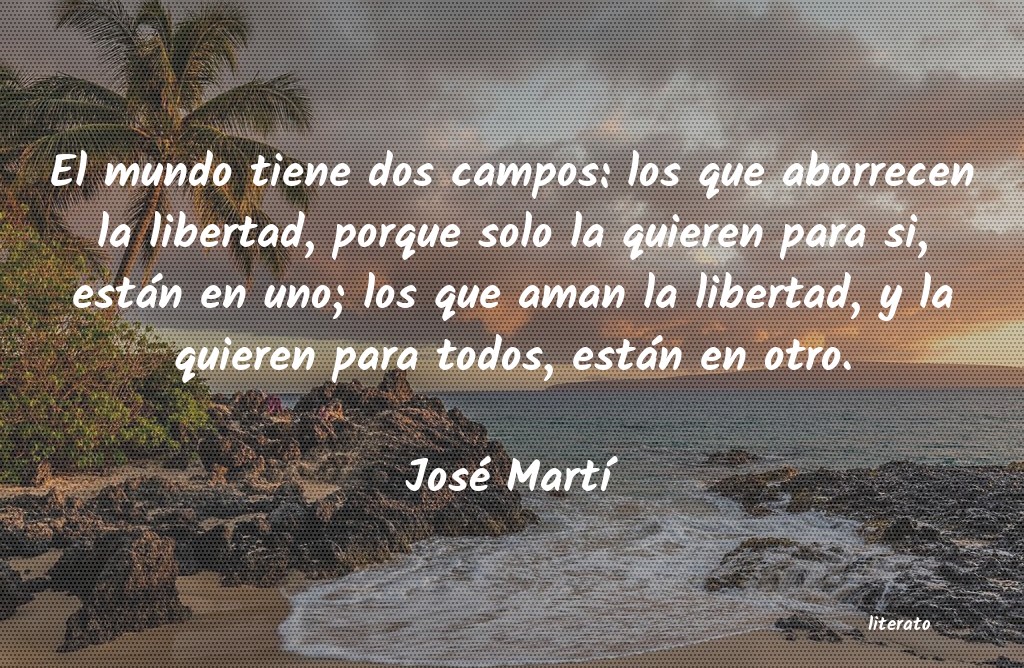 Frases de José Martí