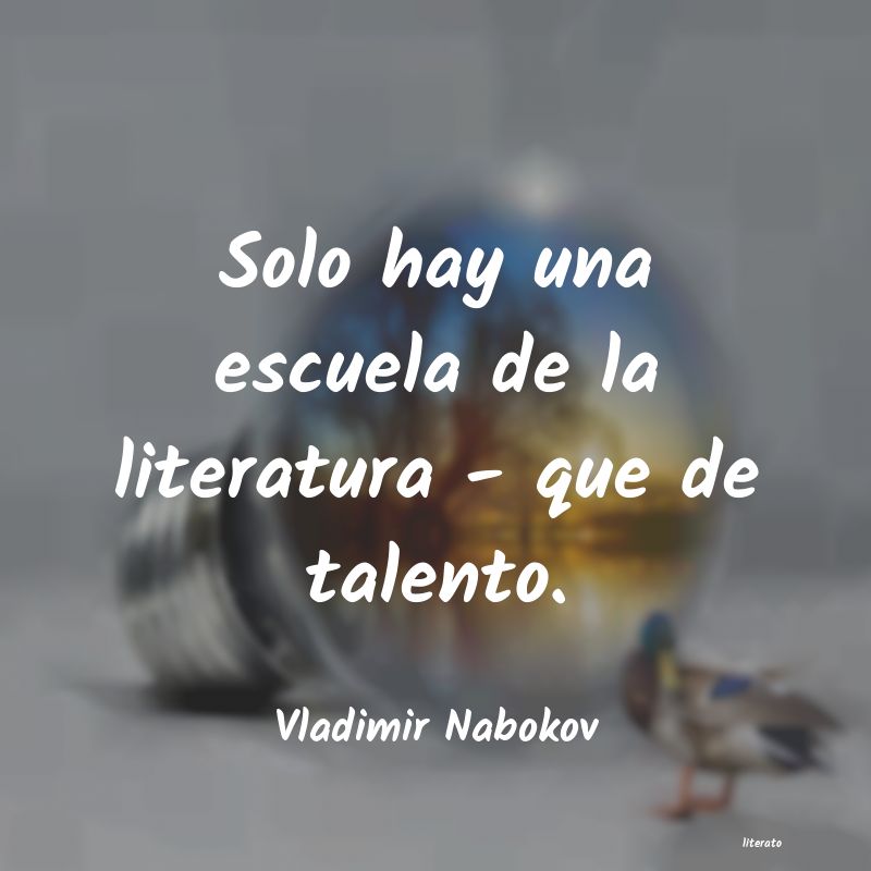 Frases de Vladimir Nabokov