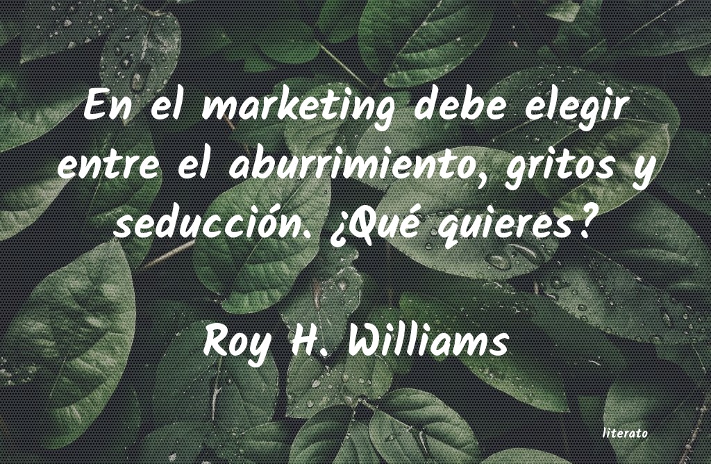 Frases de Roy H. Williams