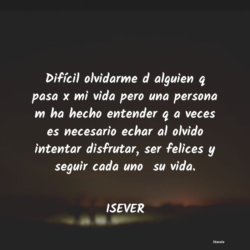 Frases de ISEVER