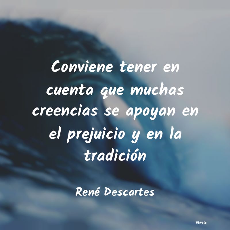 frases de René Descartes