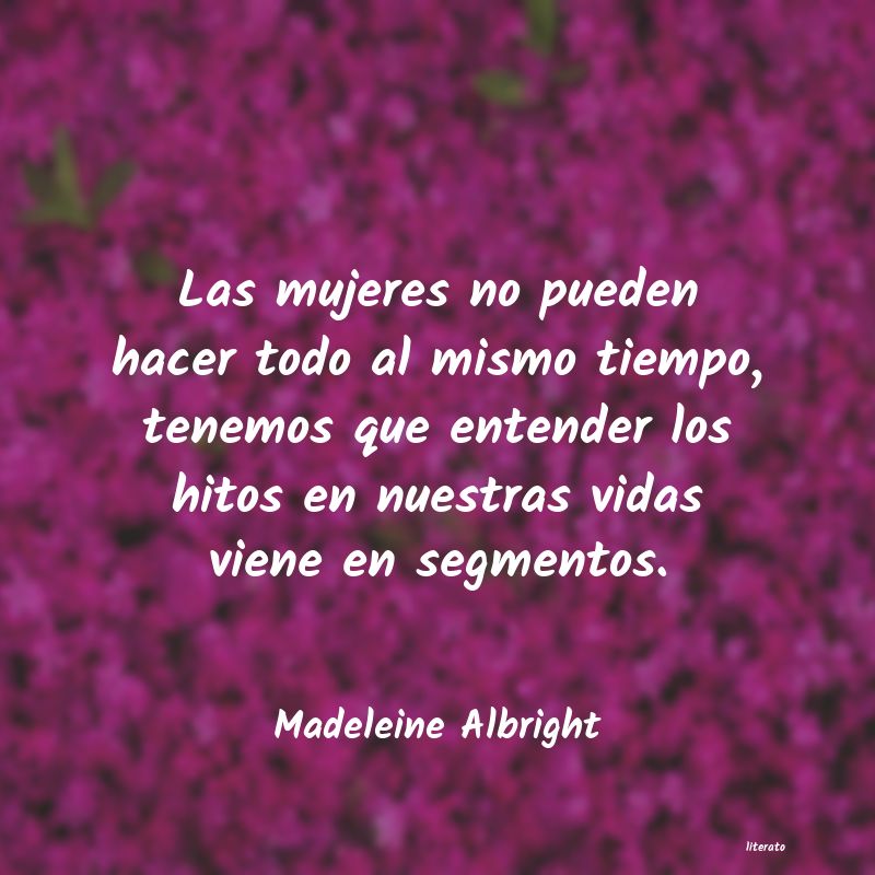 Frases de Madeleine Albright