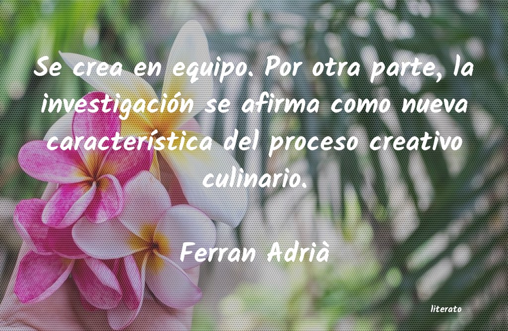 Frases de Ferran Adrià