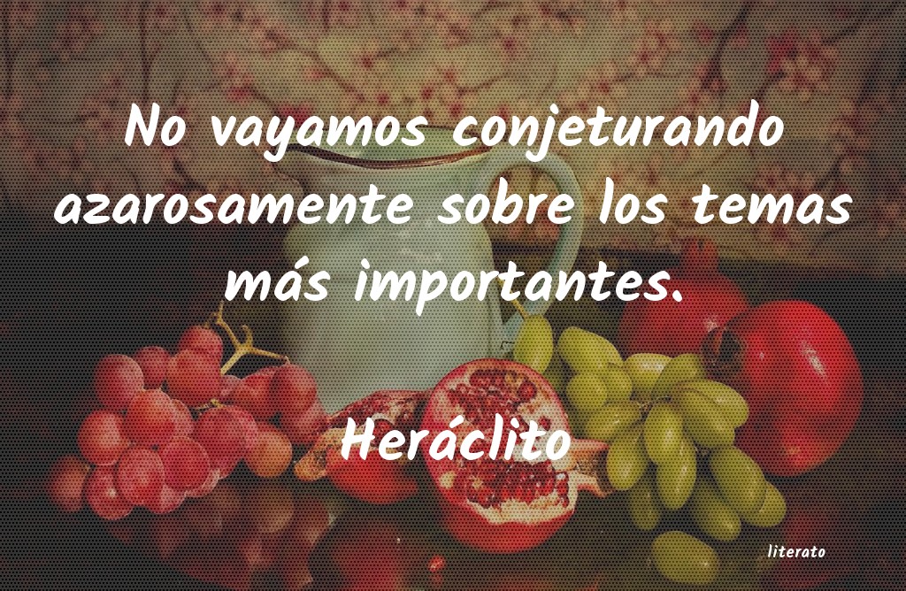 frases de Heráclito