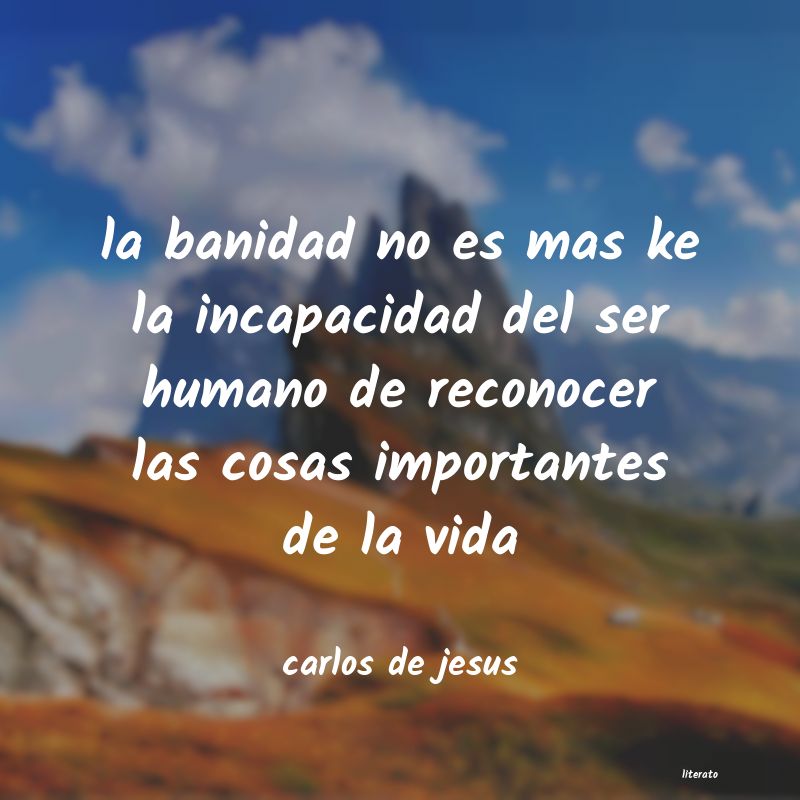frases de carlos de jesus
