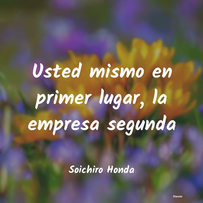frases de Soichiro Honda