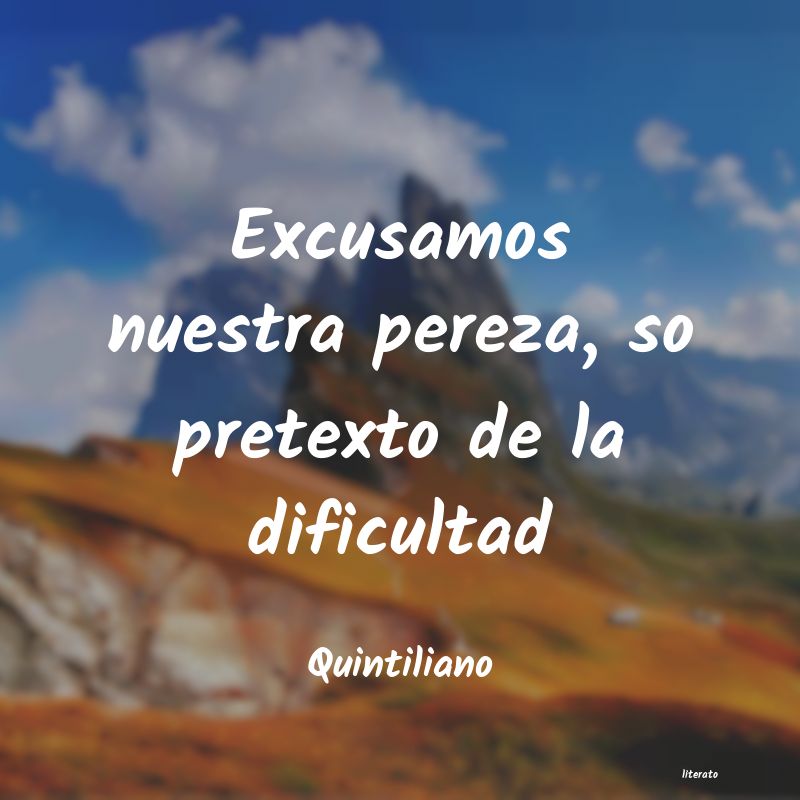frases de Quintiliano