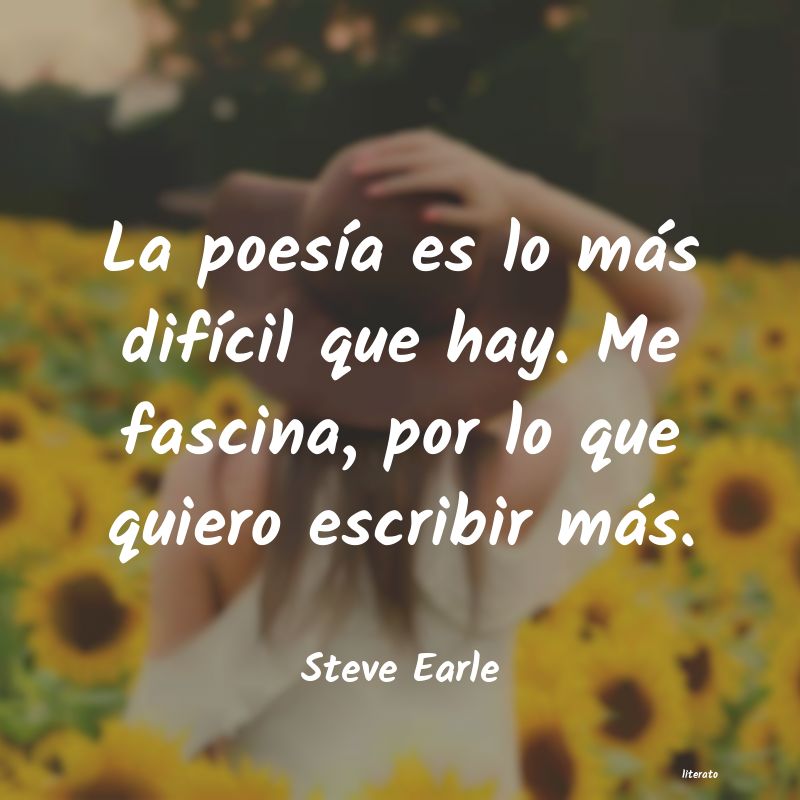 Frases de Steve Earle