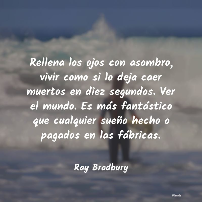 frases de Ray Bradbury