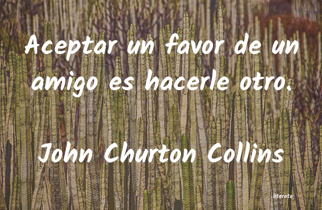 frases de John Churton Collins