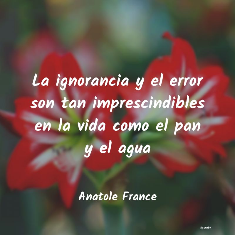 Frases de Anatole France