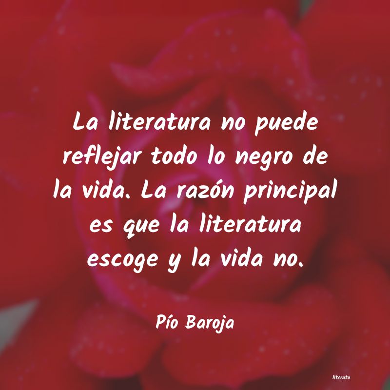 Frases de Pío Baroja